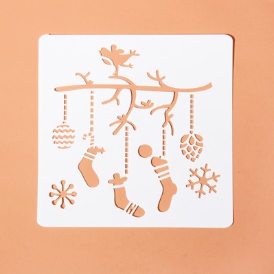 Christmas Stencils 9pcs