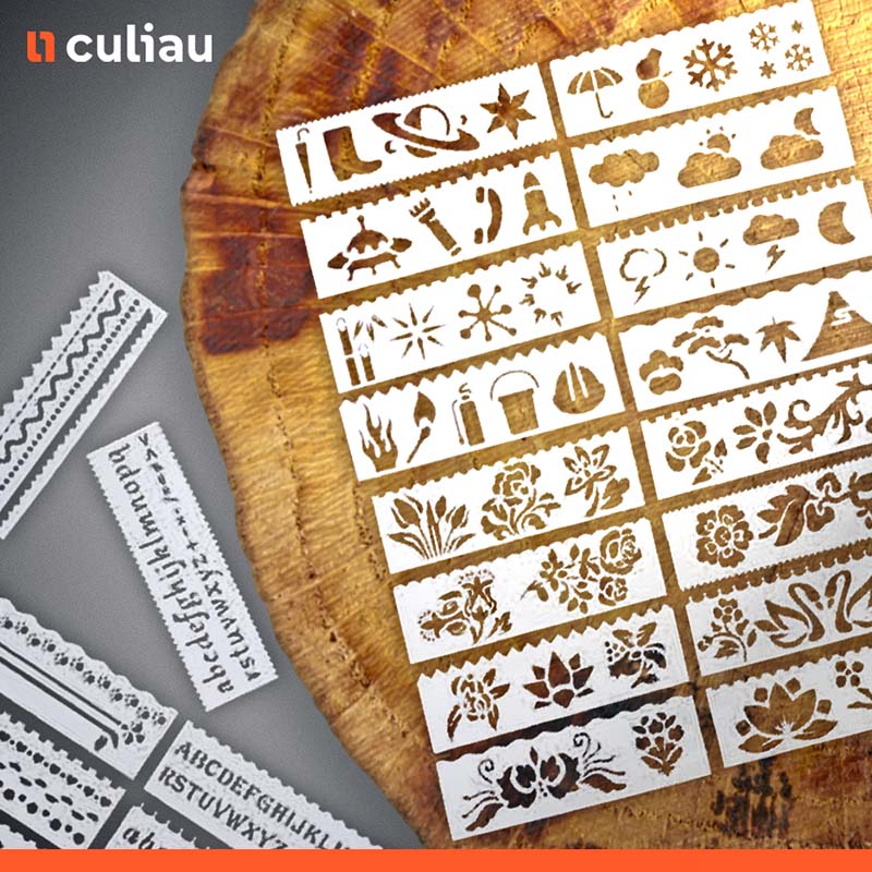 Multi-Purpose Stencils 24 pcs set