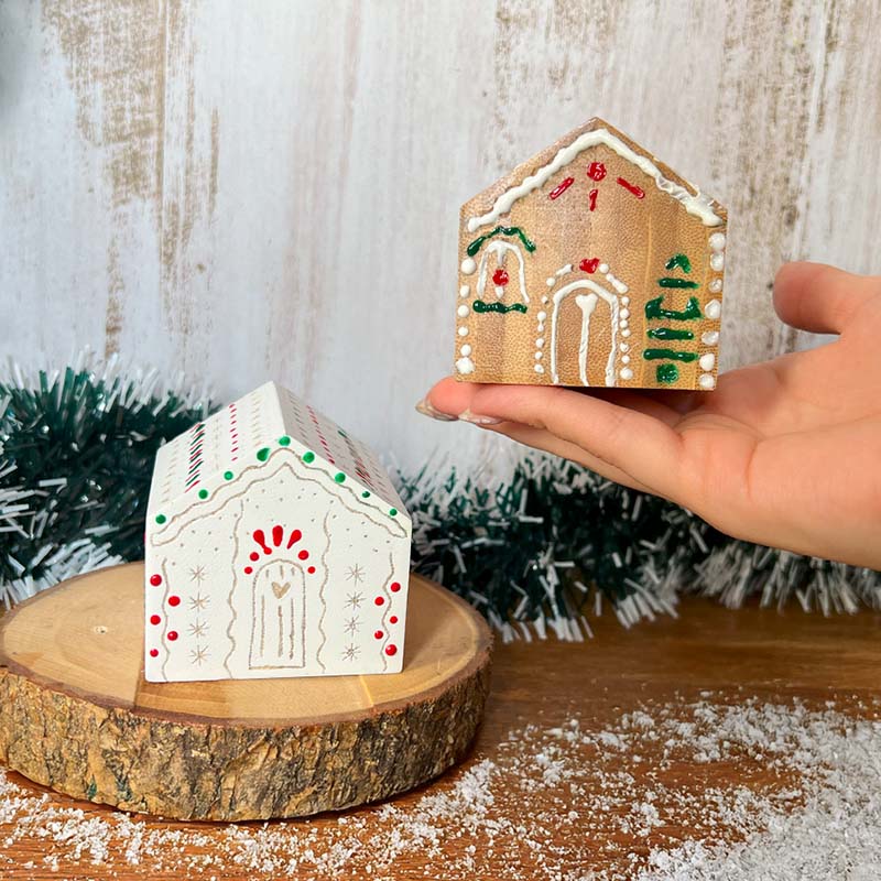 Christmas Project Kit: Engrave Wood Cabins