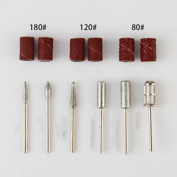 2-in-1 Diamond Drilling and Sandpaper Bit Set