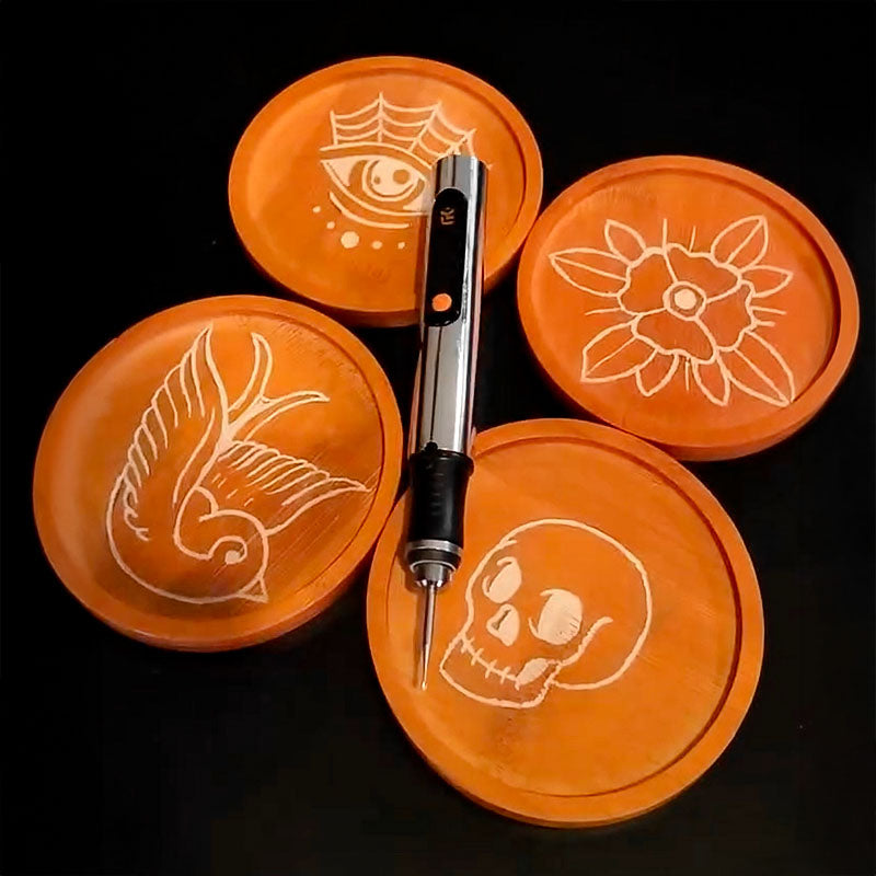 Project Kit: Engrave Wood Coasters